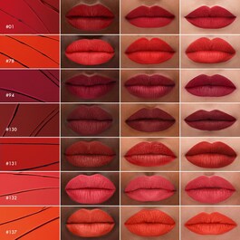Cream Lip Stain - Batom aveludado sem transferência - Batom líquido mate
