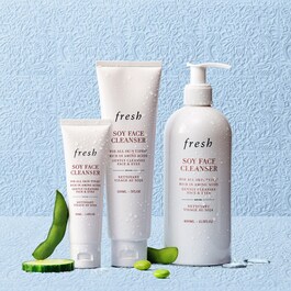 Soy Face Cleanser - Produto de limpeza e desmaquilhante facial de soja