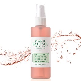 Spray Facial de Aloe Vera, Plantas Aromáticas e Água de Rosas