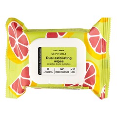 Toalhitas Exfoliantes com Ácidos de Frutas, Sephora Collection