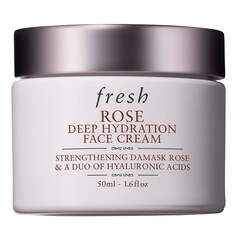 Rose Face Cream - Creme hidratante para o rosto com rosa e ácido hialurónico, Fresh