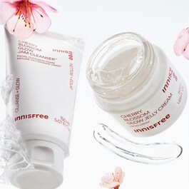 Espuma desmaquilhante com flor de cerejeira - Espuma de limpeza resplandecente