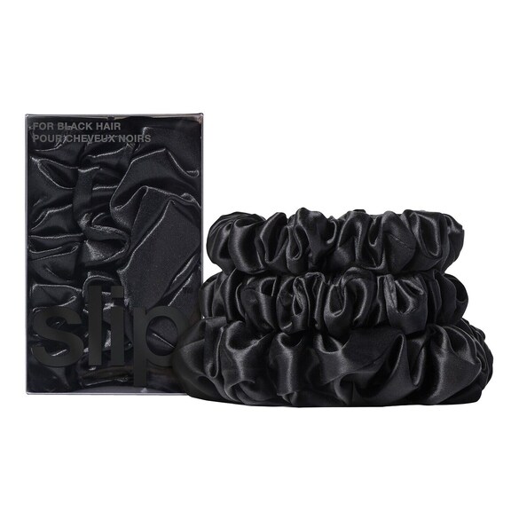 Back to basics - Elásticos Seda Pura Preto, Slip