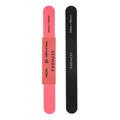 Limas para unhas x2 - Coral e Preto, Sephora Collection