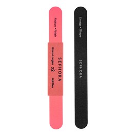 Limas para unhas x2 - Coral e Preto