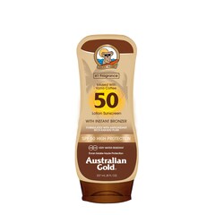 Protetor Solar com Bronzeador SPF 50, AUSTRALIAN GOLD