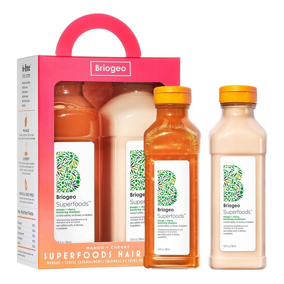 Superfoods s à la mangue et cerise - Coffret Cuidados de Cabelo , BRIOGEO