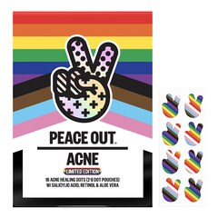 Pride Limited Edition-Pensos para o tratamento da acne com ácido salicílico, Peace Out Skincare