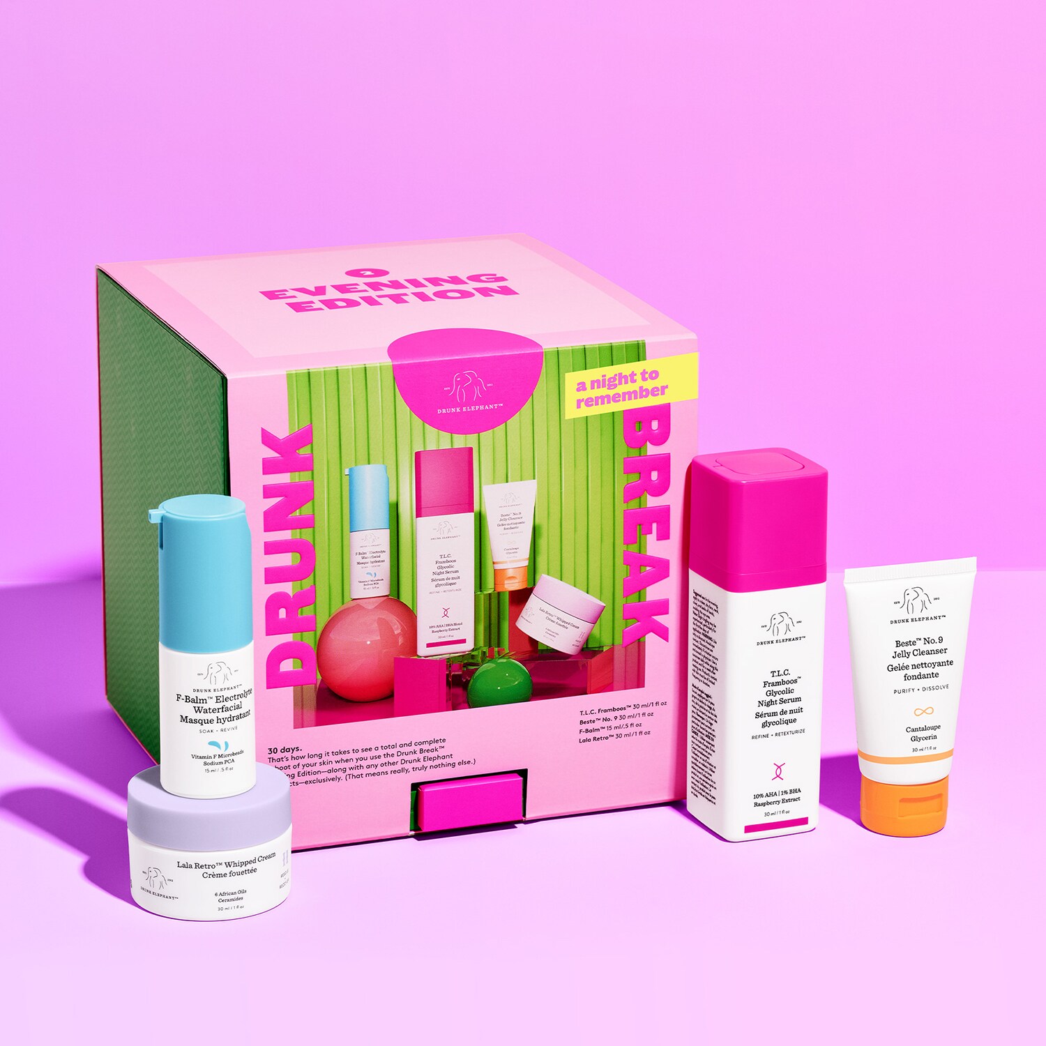 Drunk Break™ Night Kit Coffret Tratamento DRUNK ELEPHANT ≡ SEPHORA